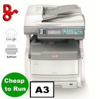 For sale refurbished colour A3 photocopier, OKI ES8460dn extremely reliable, service garuntee, and cheap to run